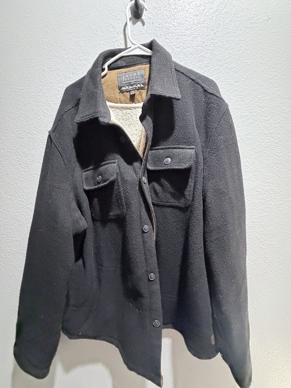 Jachs New York Wool Blend Sherpa Lined Gorpcore Rugged Cabincore Jacket Xxlg